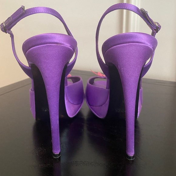 Nina Ricci Satin Stilettos - Picture 2 of 12